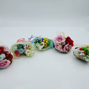 귀여운 꽃다발부케 마스코트 가챠캡슐 5종세트